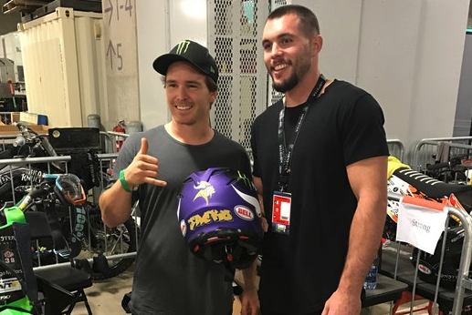 StarTribune: Vikings’ Harrison Smith turns out to cheer Aussie dirt biker at X Games